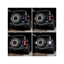 Niskoprofilowe tylne lampy LED Ford New Bronco 2021+